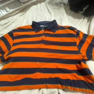 Ralph Lauren Polo in Orange and Navy